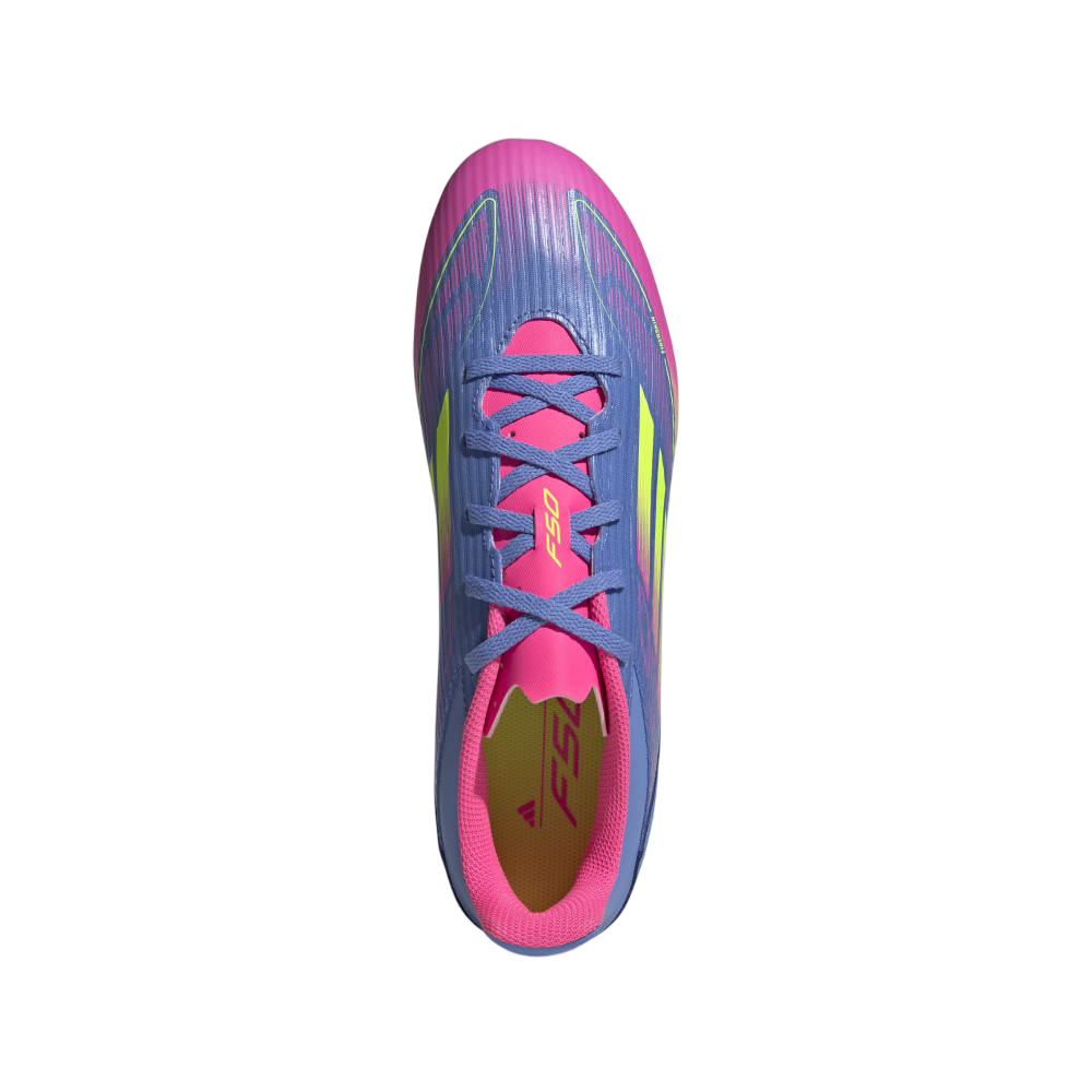 Adidas F50 Club Firm/Multi-Ground BootsBlue Fusion Lucid Lemon Lucid Pink