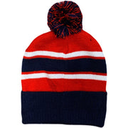 CS Bobble Hat (Navy Red White)