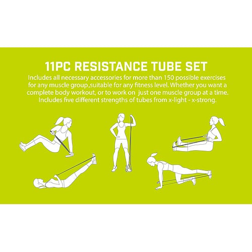 Urban Fitness 11pc Resistance Tube