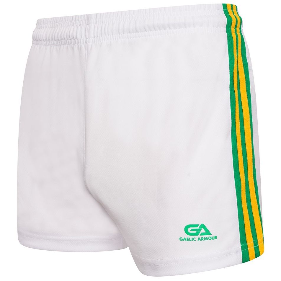 Gaelic Armour Gaelic Shorts White Green Amber