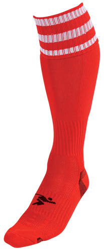 Precision Pro Football Sock Red White