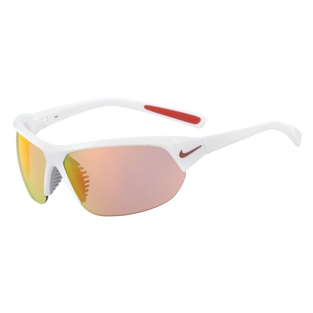 Nike Skylon Ace Performance Sunglasses White Red Mirror