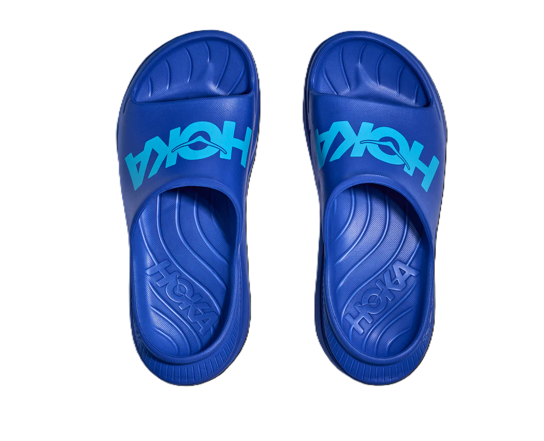 Hoka Ora Athletic Recovery Slide Ultramarine Skyward Blue .