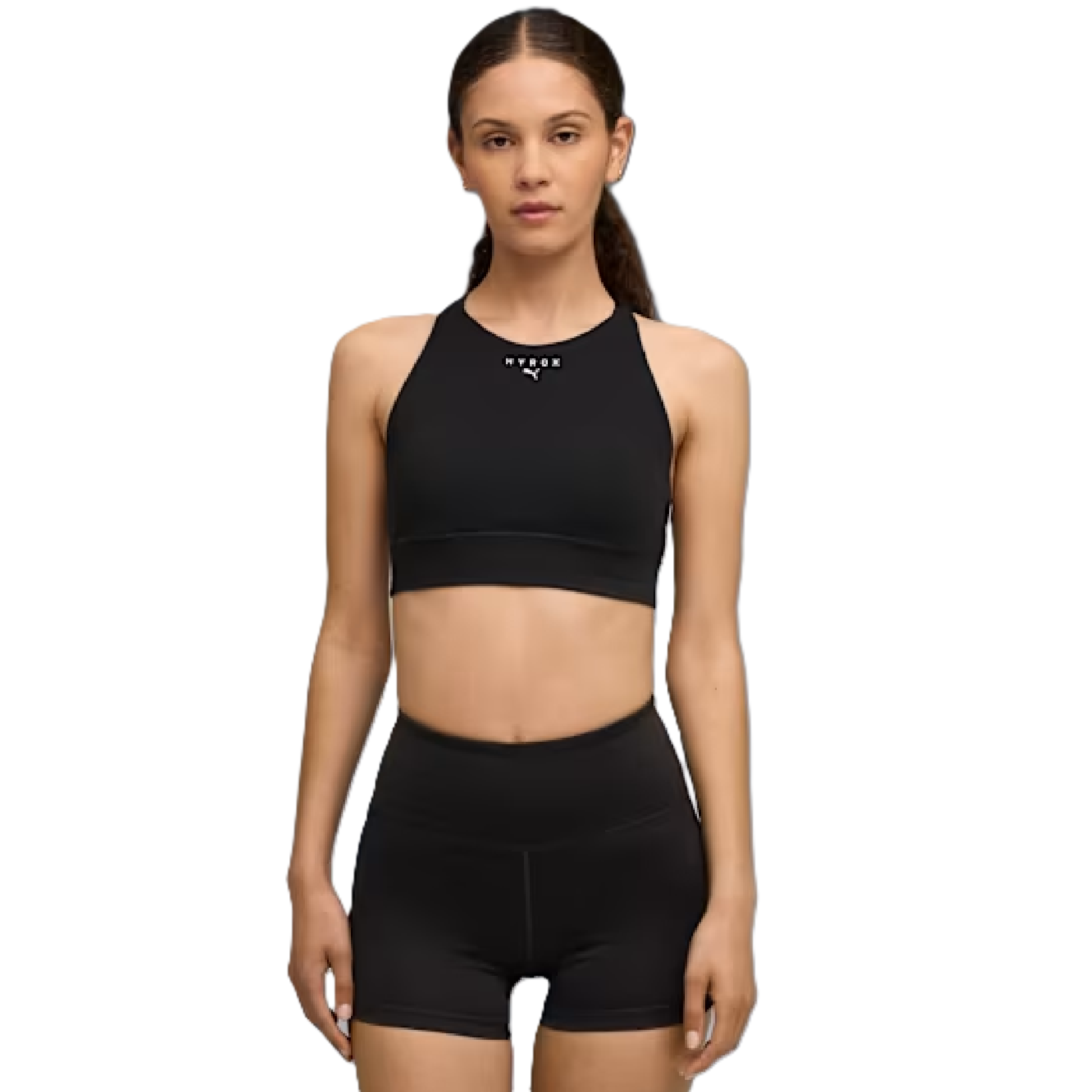 PUMA HYROX SHAPELUXE High Neck Womens Bra Black