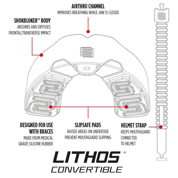 Makura Lithos Pro Braces Mouth Guard Senior