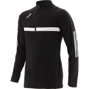 O'Neills Focus Brushed Half Zip Top Black White