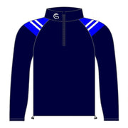 CS Club Half Zip Top Navy Royal White
