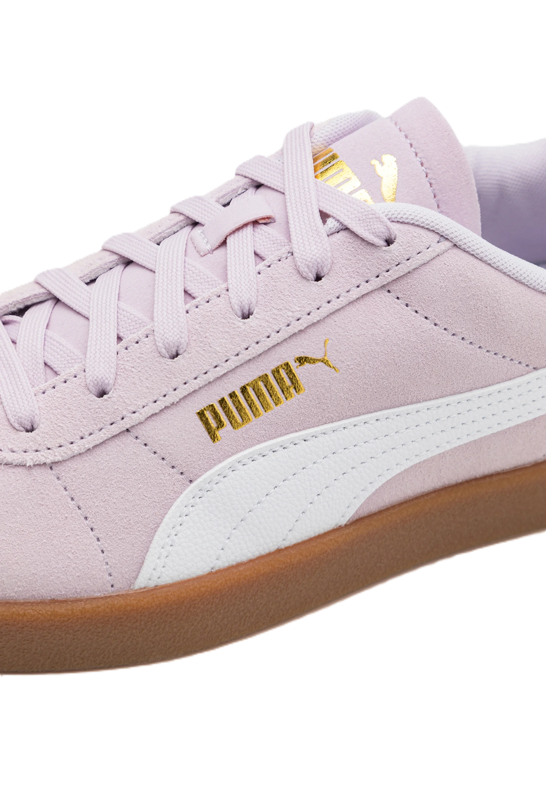 Puma Club II Womens Shoes Lilac Frost Puma White Gold