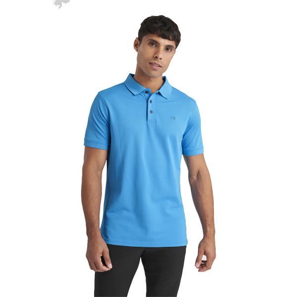 Calvin Klein Golf Mens Planet Polo Blue