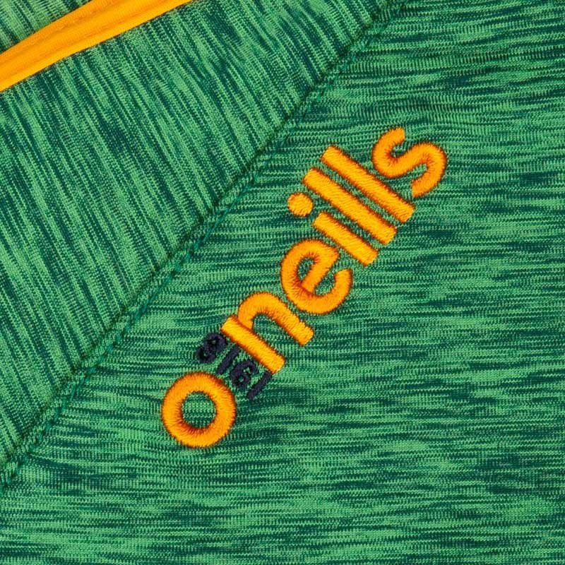 O'Neills Kasey 3 Stripe Brushed Half Zip (Navy Melange Green Amber)