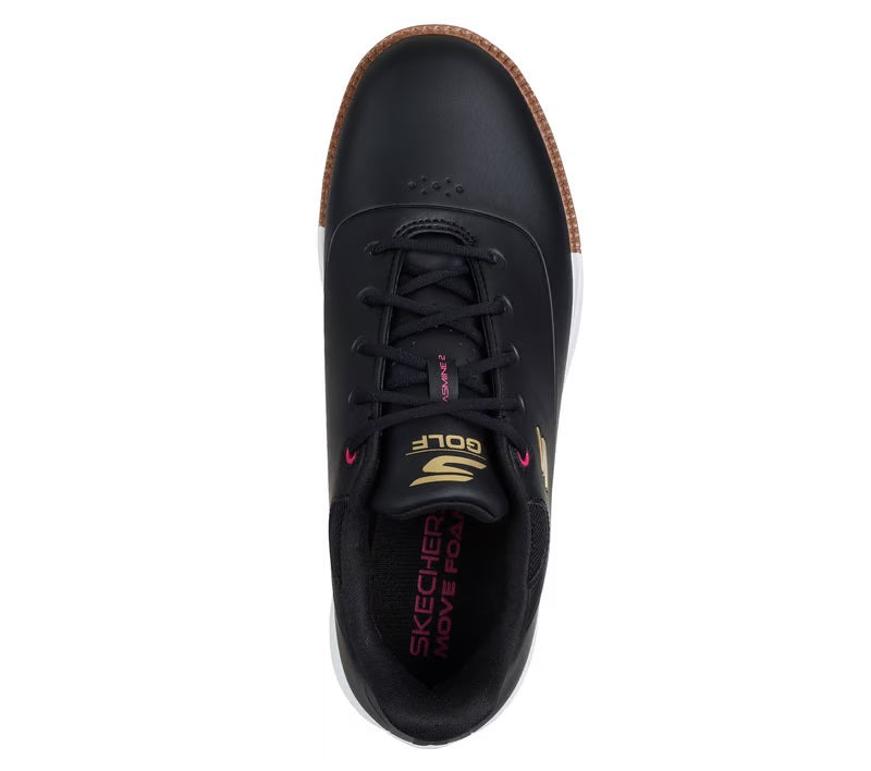 Skechers Go Golf Jasmine Womens Golf Shoes Black Pink