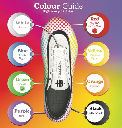 Klaaskickz Velcro Junior Football Boots White Multi White Multi