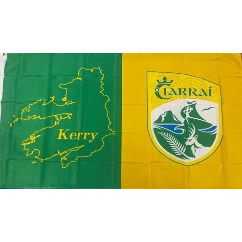 TCF Kerry Crested Flag 5X3