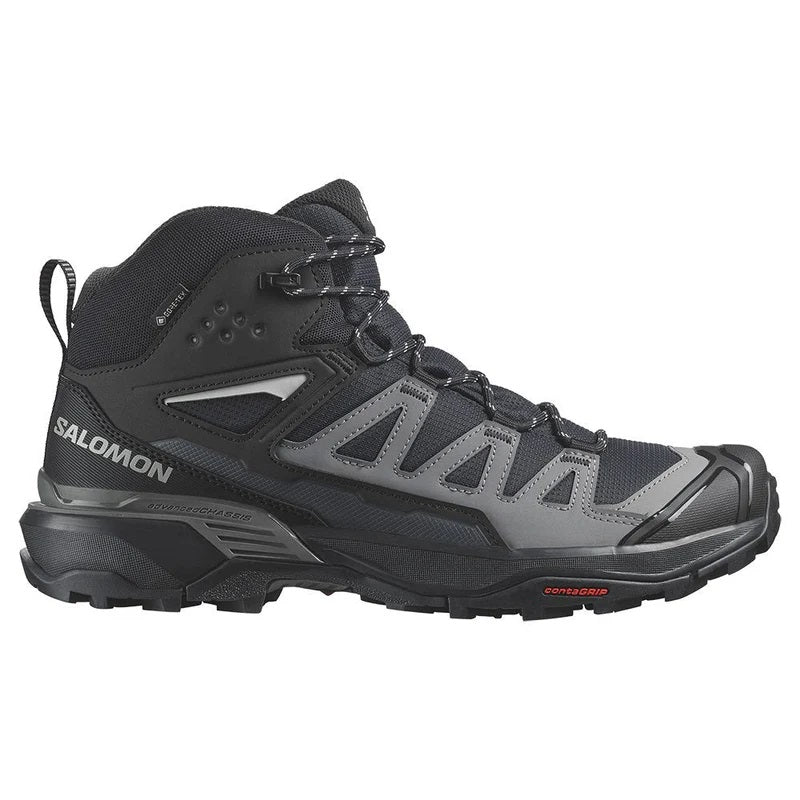 Salomon X Ultra 360 Mid Gore Tex Men's Hiking Boot Black Grey