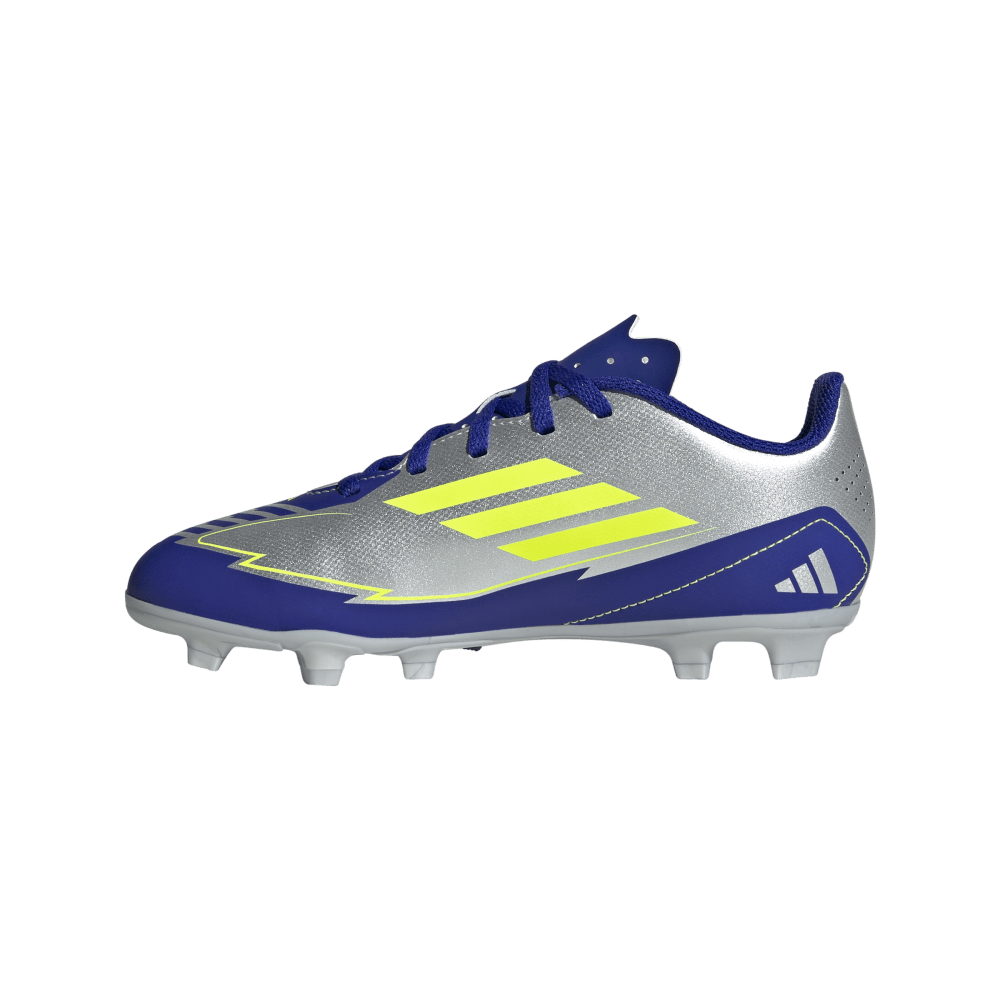 Adidas F50 Club Firm Ground Junior Football Boots (Silver)