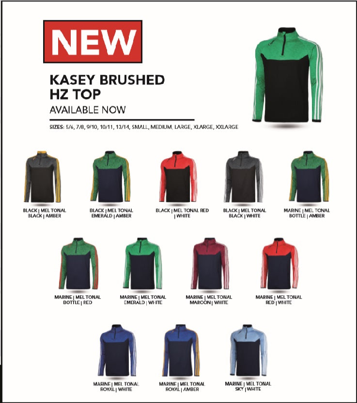 O'Neills Kasey 3 Stripe Brushed Half Zip (Navy Melange Green White)