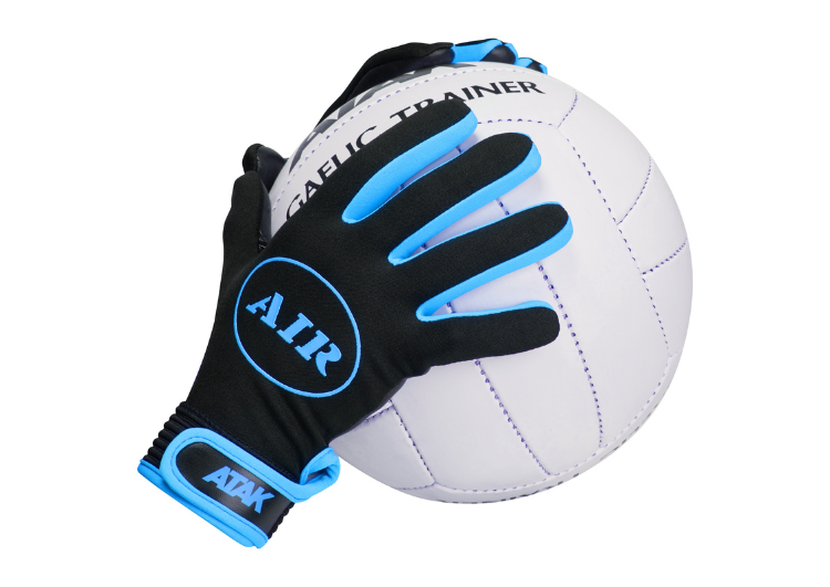 Atak Air Gaelic Football Gloves Black Sky