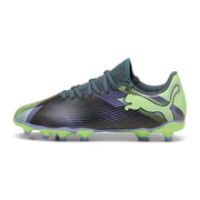 Puma Future 7 Play Firm Ground Junior Football Boots Grey Skies Elektro Purple (Grey Skies)