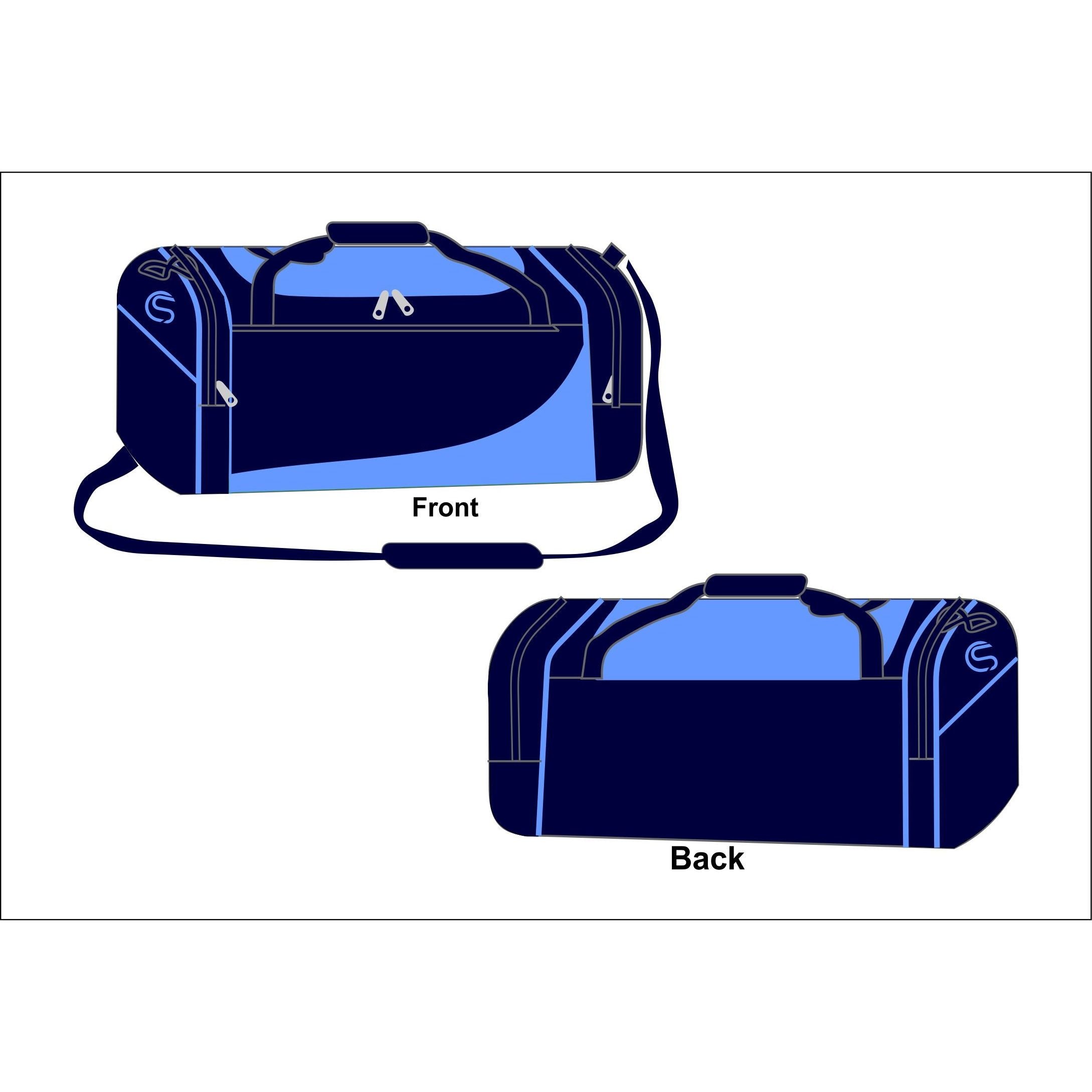 CS Team Holdall Medium Navy Sky White