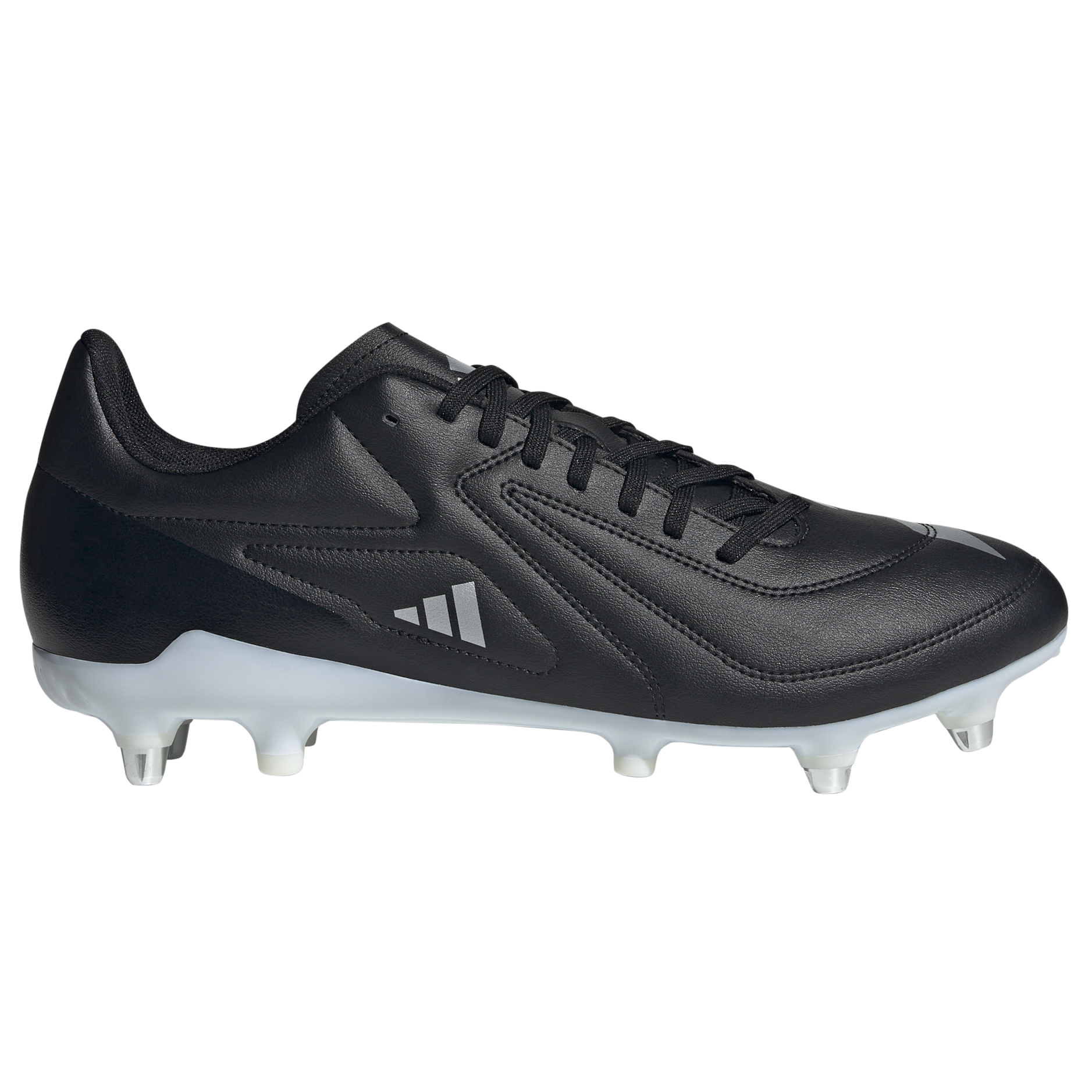 Adidas RS15 Soft Ground Rugby Boots Black Silver