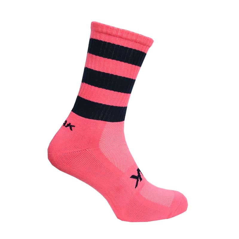 Atak Shox Mid Lenght Football Socks Pink Navy
