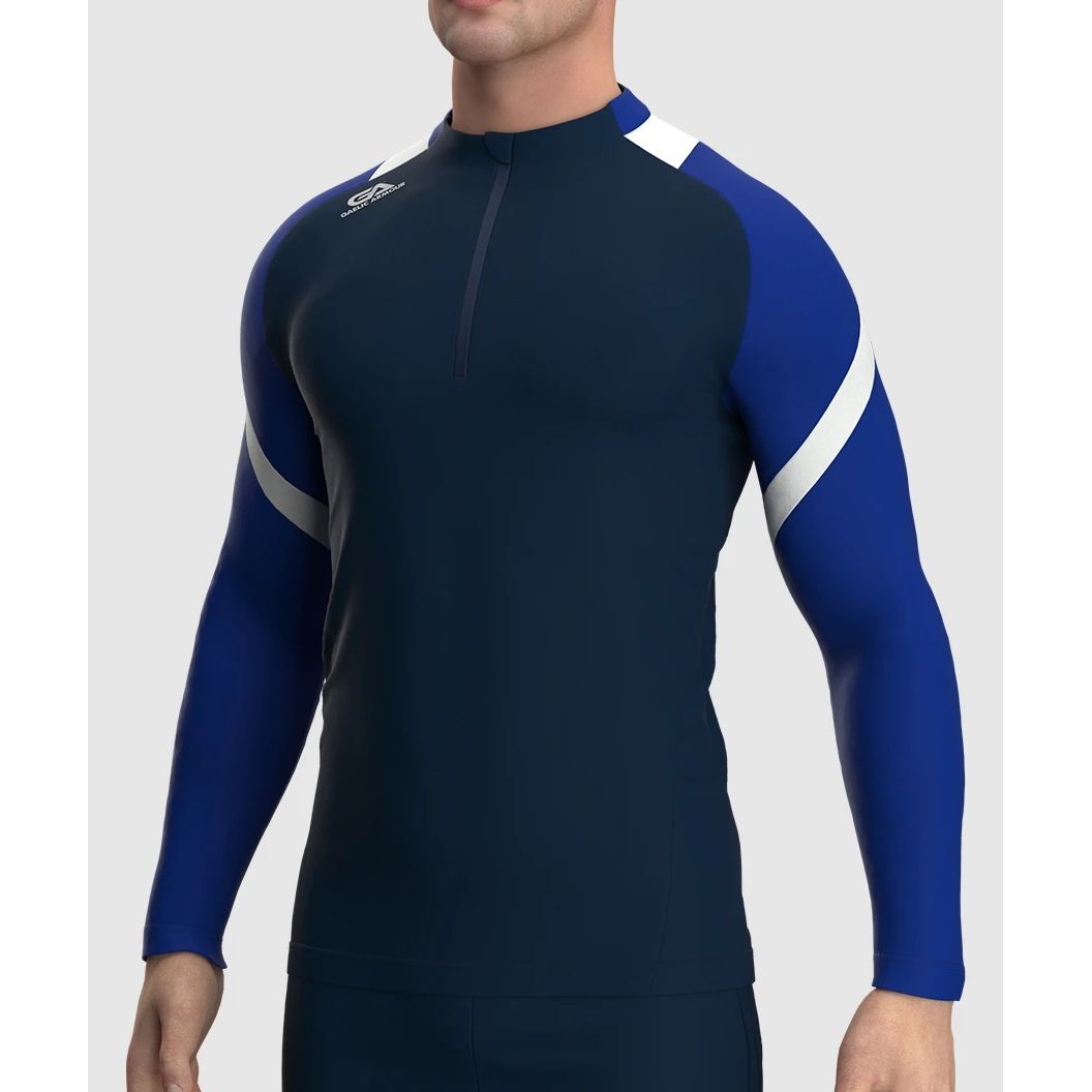 Gaelic Armour Culainn Half Zip Navy Royal White