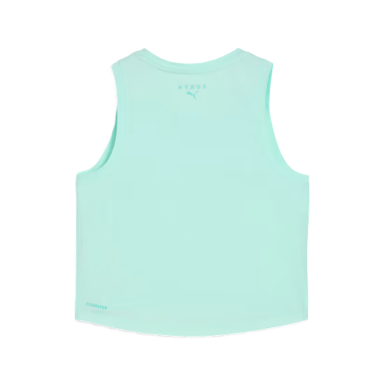 PUMA HYROX CLOUDSPUN ThermoAdapt Crop Tank Women Mint Melt