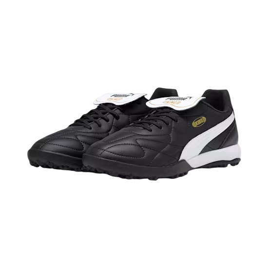 Puma KING TOP TT Football Boots Unisex Puma Black Puma White Gold