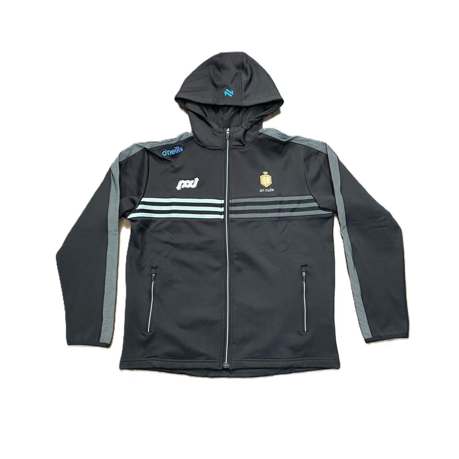 O'Neills Clare GAA Nepal Fleece Full Zip Hoodie Black