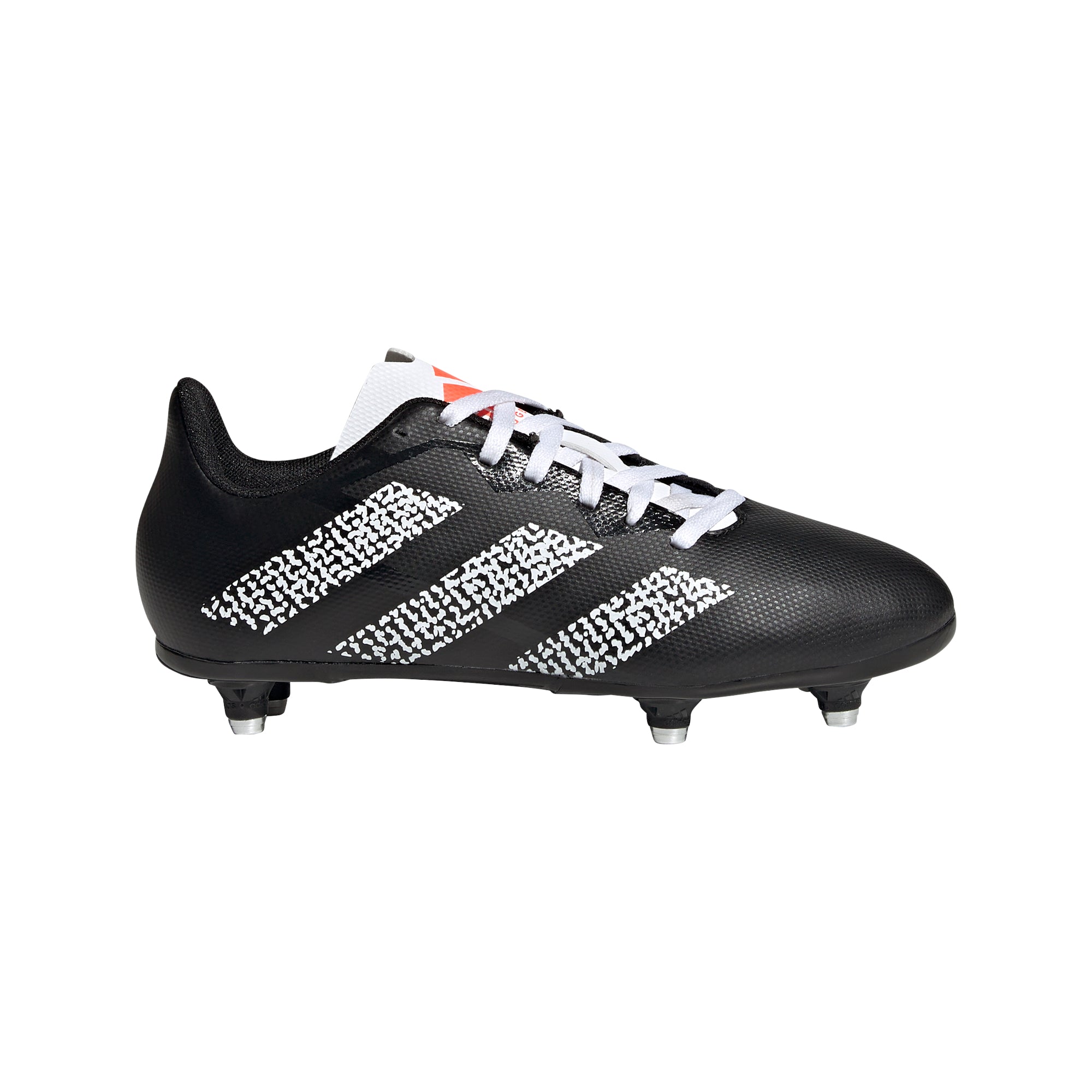 Adidas Rugby Junior Soft Ground (Black White)