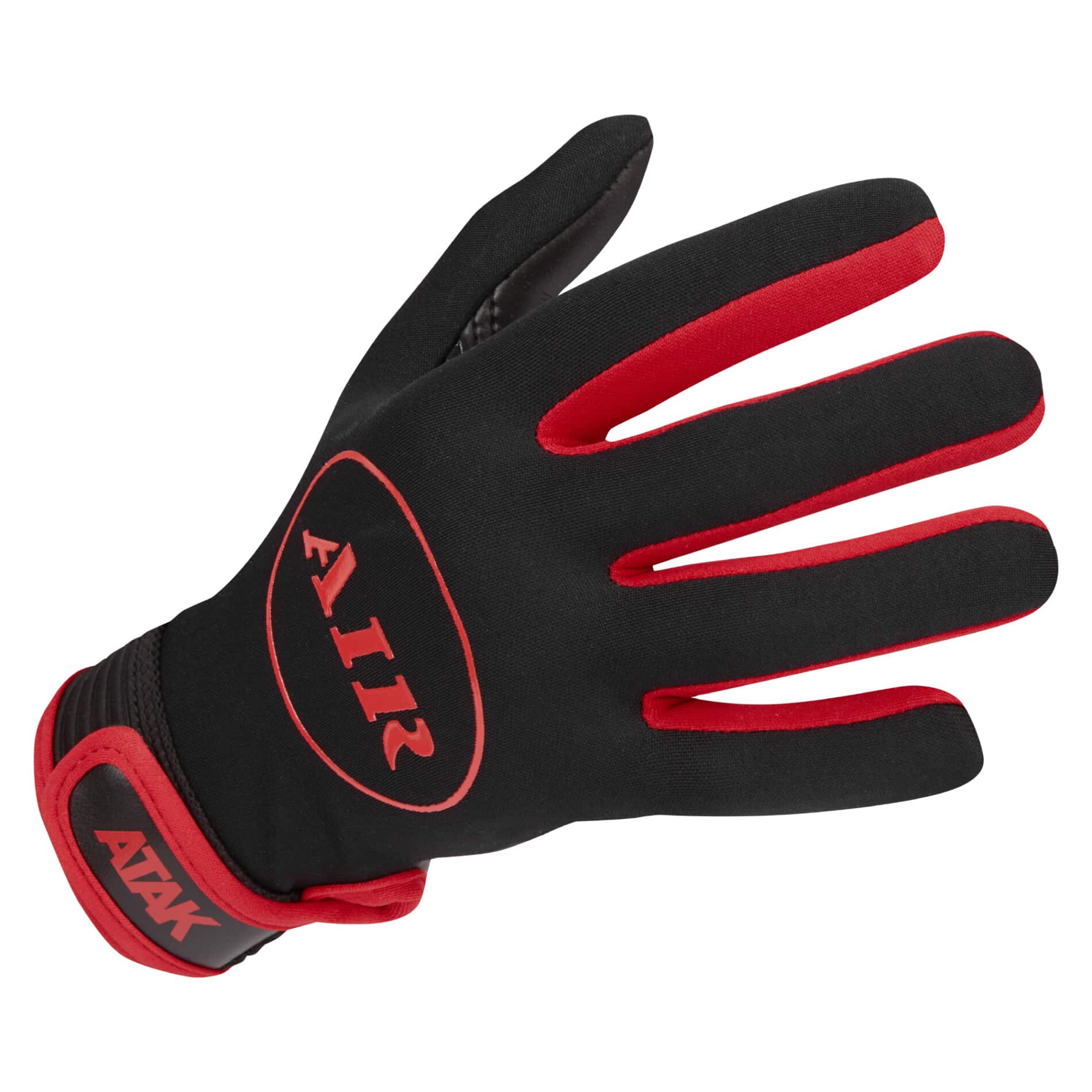 Atak Air Gaelic Football Gloves Black Red
