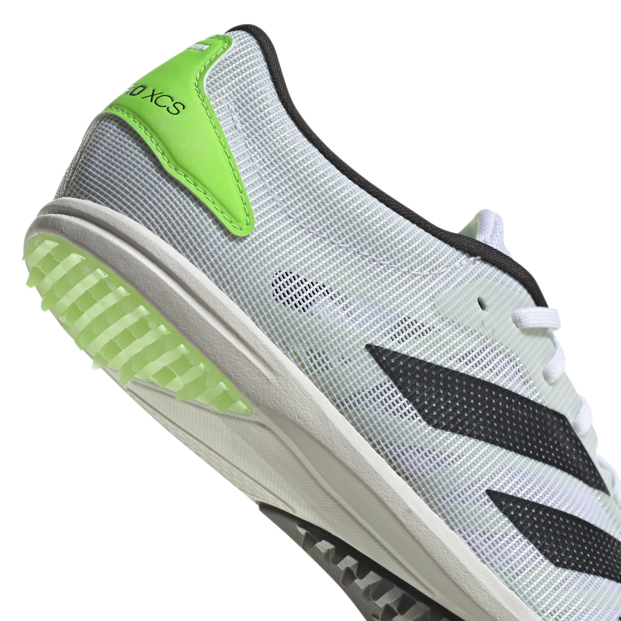 Adidas Adizero Spikes  Unisex Running Spikes White Black Green