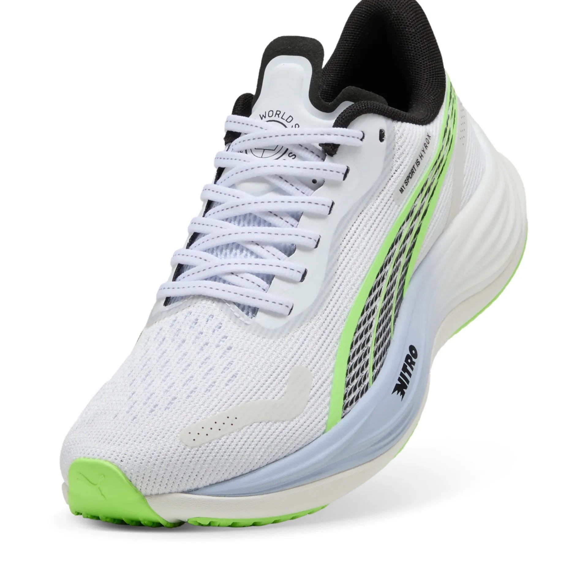 Puma Velocity Nitro Hyrox Women's Running Shoes White Green