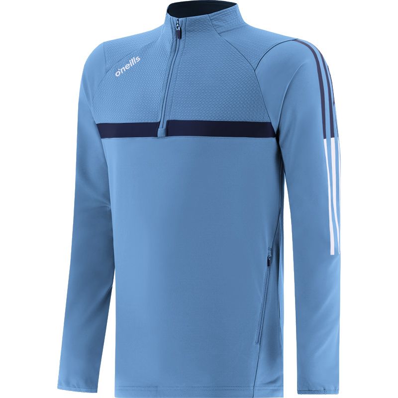 O'Neills Focus Brushed Half Zip Top Sky Navy White