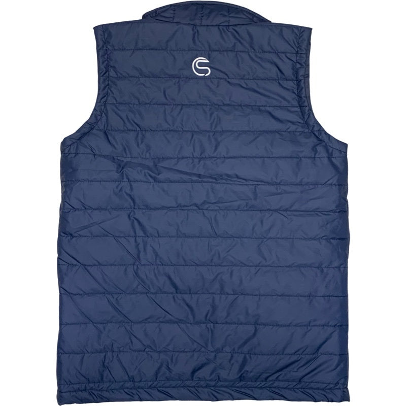 CS Club Padded Gilet (Navy Maroon)