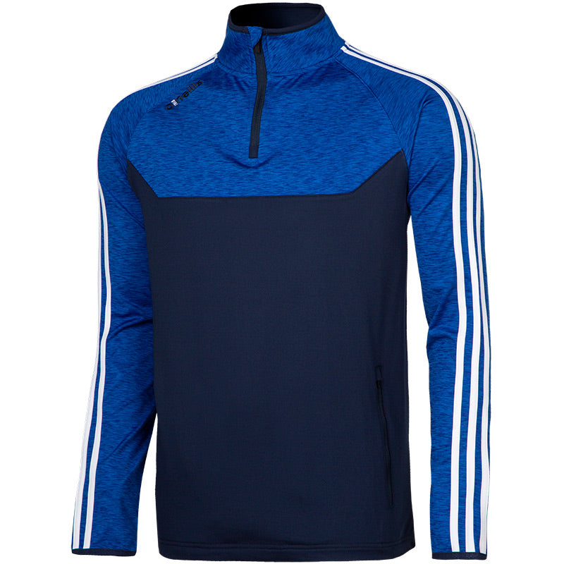 O'Neills Kasey 3 Stripe Brushed Half Zip (Navy Melange Royal White)