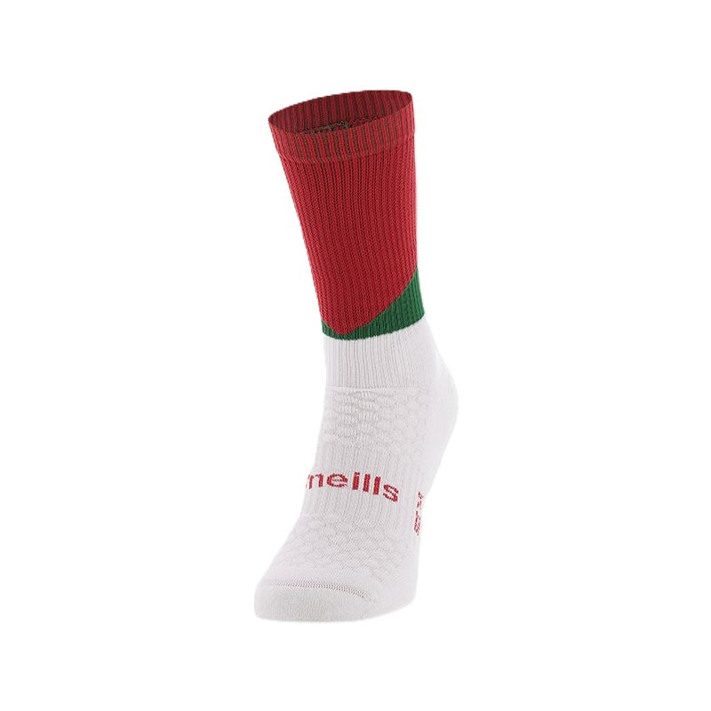 O'Neills Ion Midi Socks Red Green