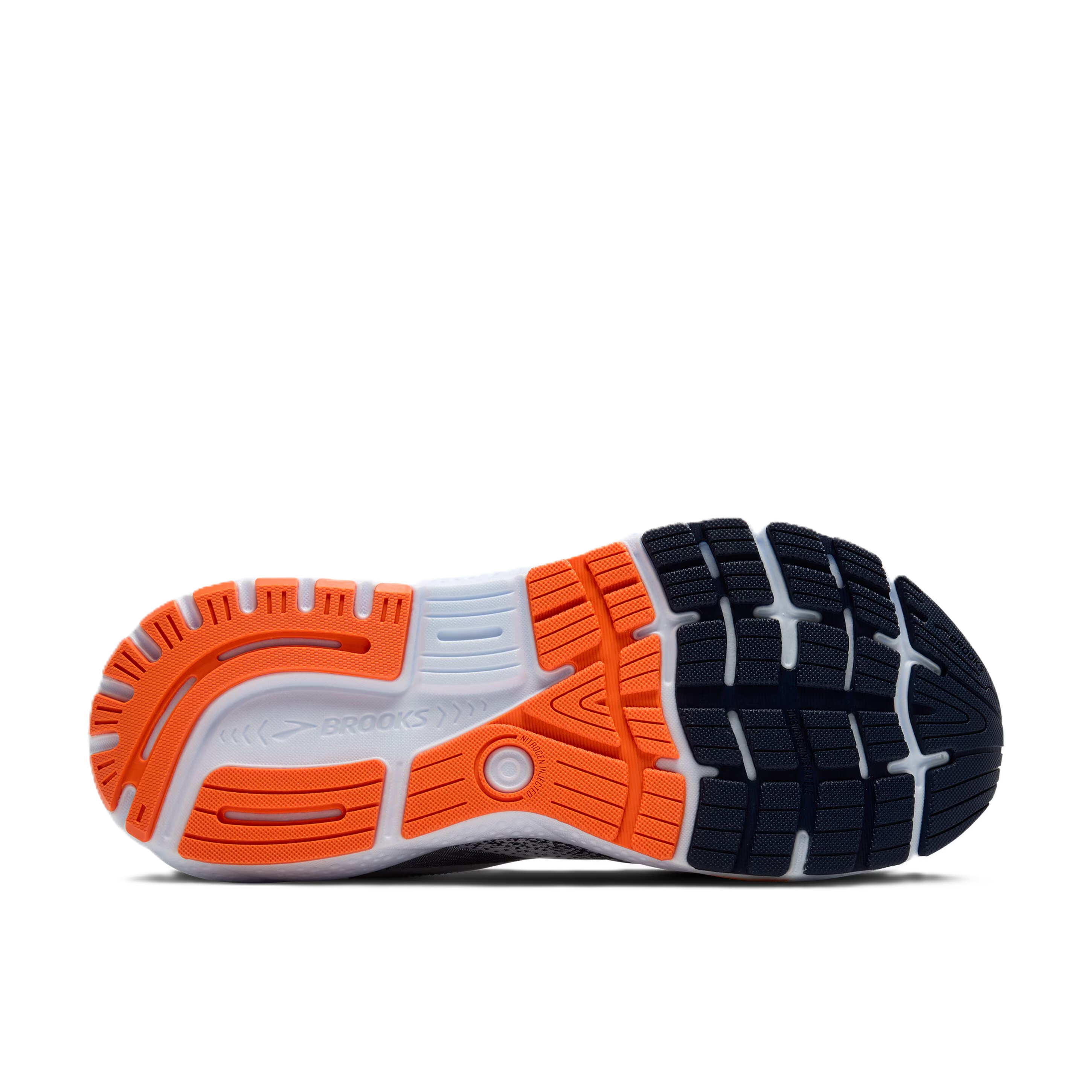 Brooks Ghost 16 Men's Running Shoes  White Peacoat