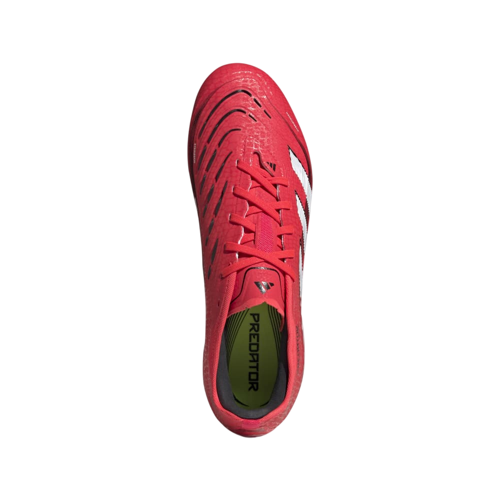 Adidas Predator Pro Firm Ground Boots Lucid Red White Core Black