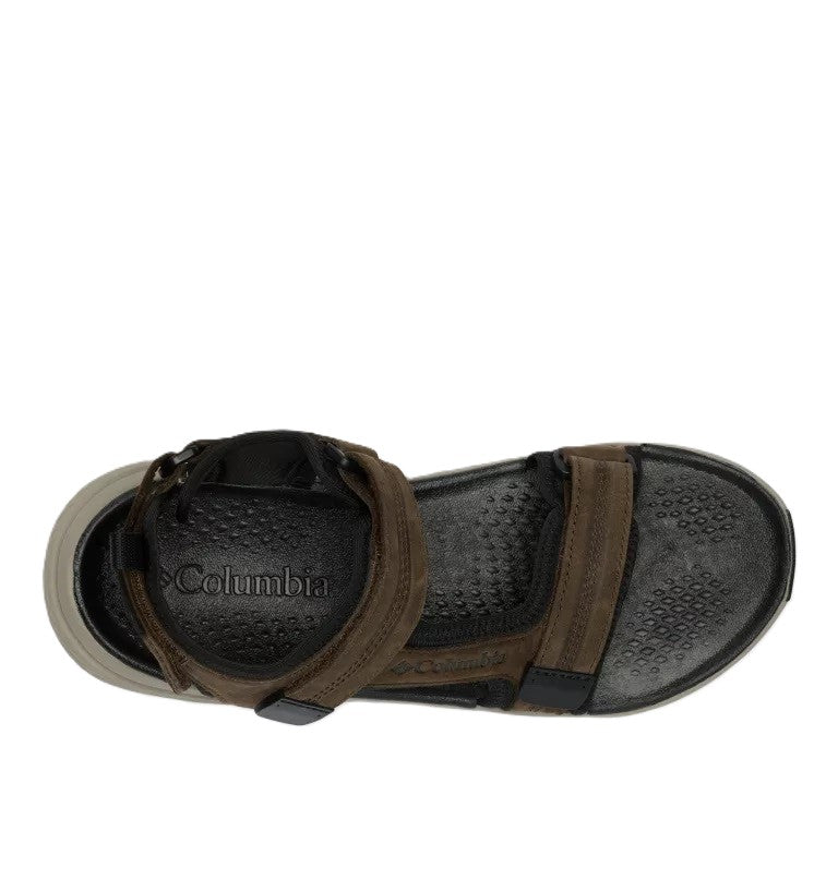 Columbia Mens Peakfreak Rush Sandal LEA Cordovan Pebble