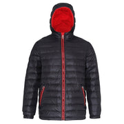 2786 Padded Jacket (Black Red)