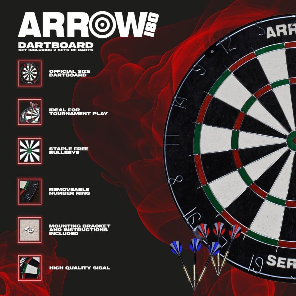 Arrow180 Bristle Dartboard