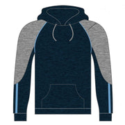 CS Poly Fleece Hoody (Navy Melange Grey Melange Sky)