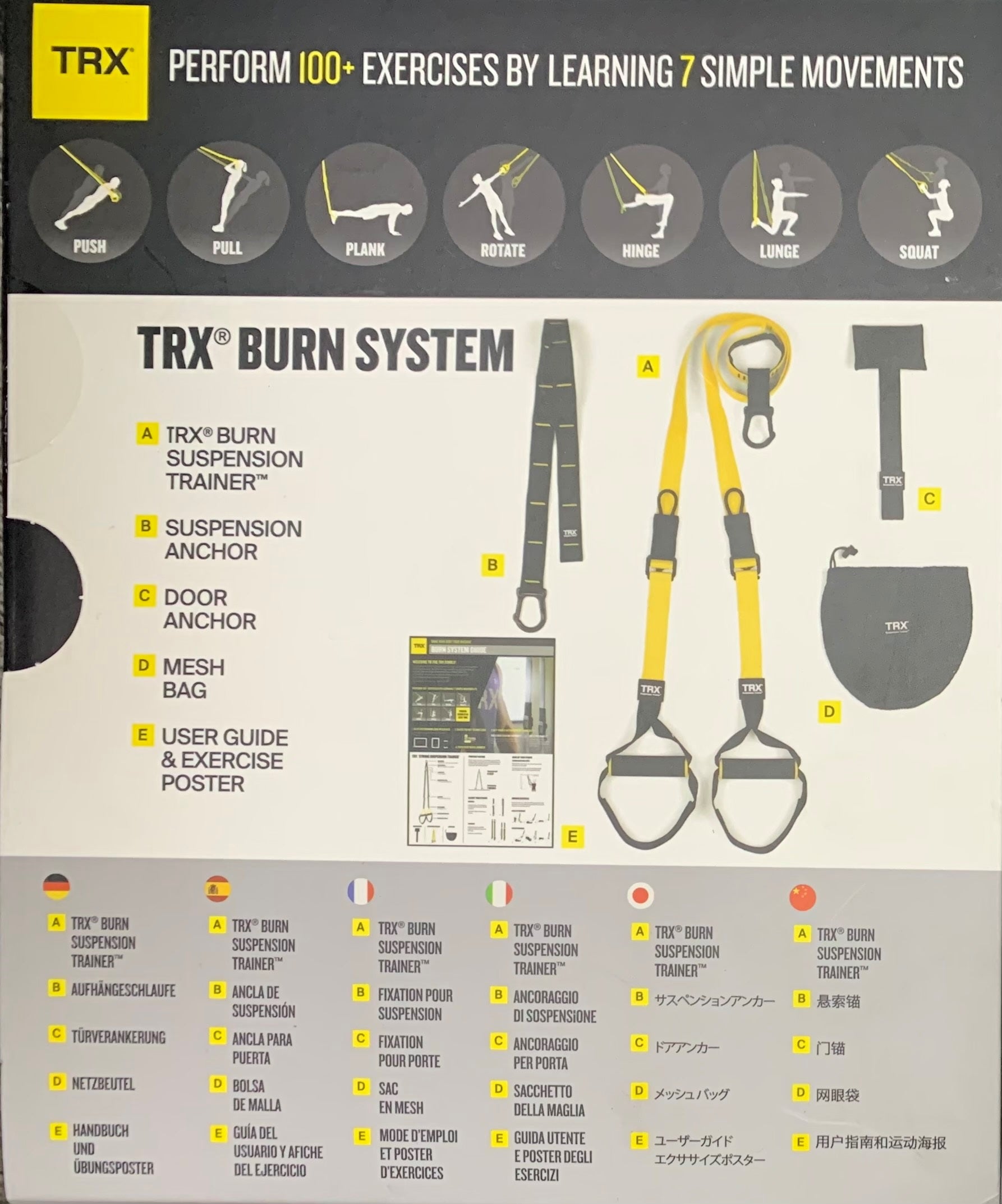 TRX Burn Suspension Trainer