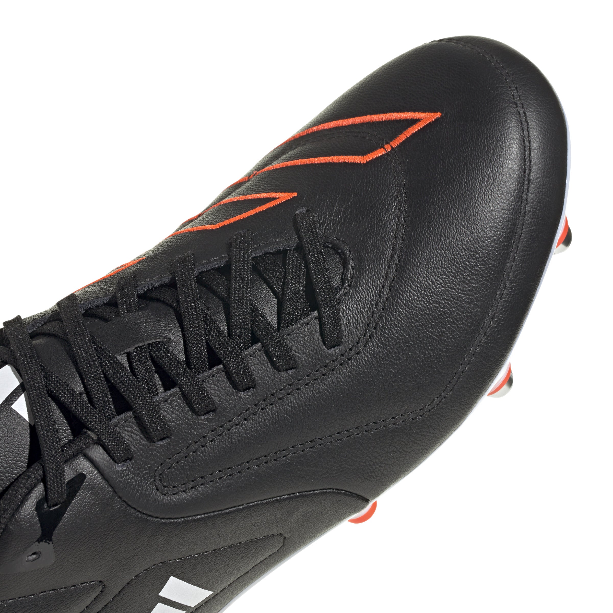 Adidas R15 Elite Soft Ground Rugby Boots Black Solar Red
