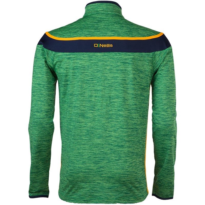 O'Neills Slaney 3 Stripe Half Zip (Melange Green Navy Amber)