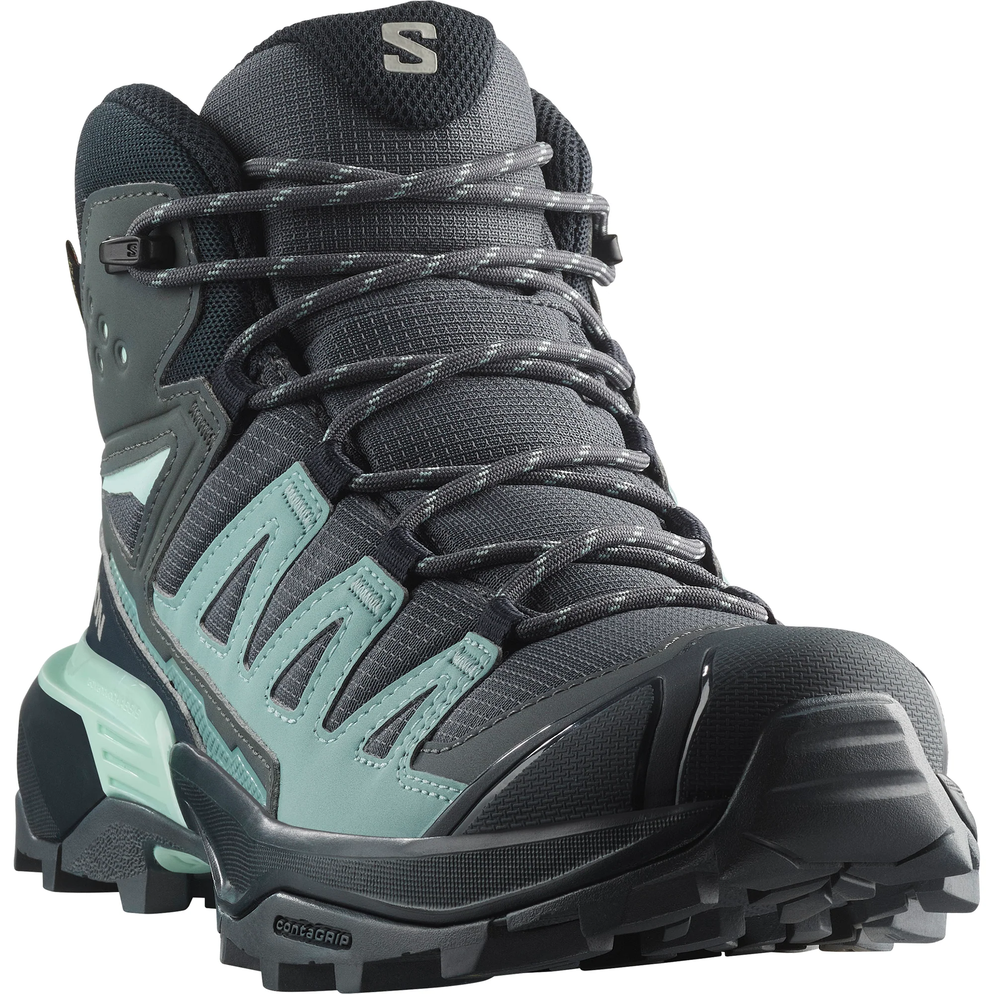 Salomon Women's X Ultra 360 Gore-Tex Mid Trail Boots Carbon Tourmaline