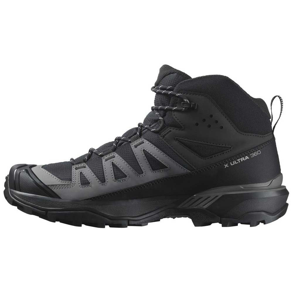 Salomon X Ultra 360 Mid Gore Tex Men's Hiking Boot Black Grey