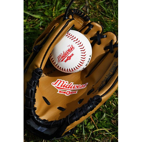 Midwest Baseball Glove & Ball
