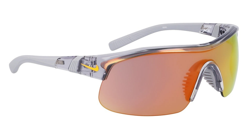 Nike Show Performance Sunglasses Wolf Grey Orange Mirror